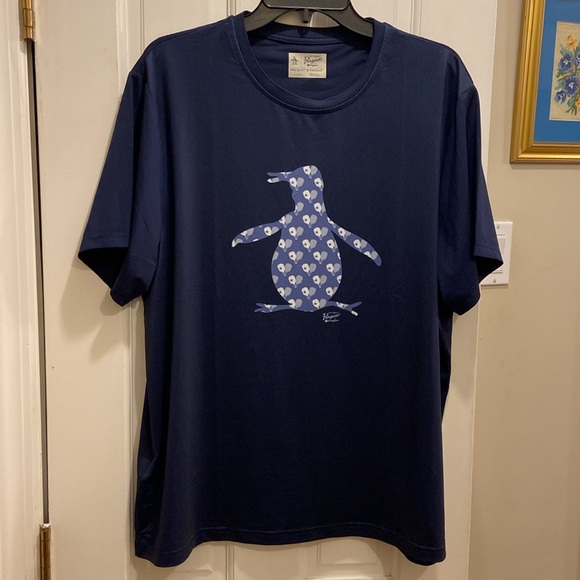 Original Penguin Short Sleeve Racquet & Paddle Shirt - Picture 1 of 9